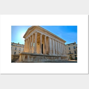 Maison Carree Nimes Posters and Art